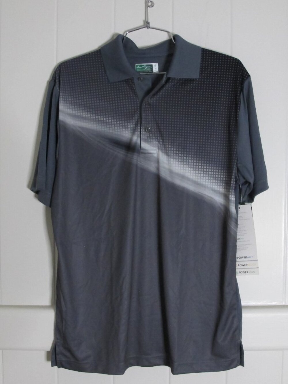 Ben Hogan Performance | Golf Polo Shirt Sleek Green Gray Graphic Design